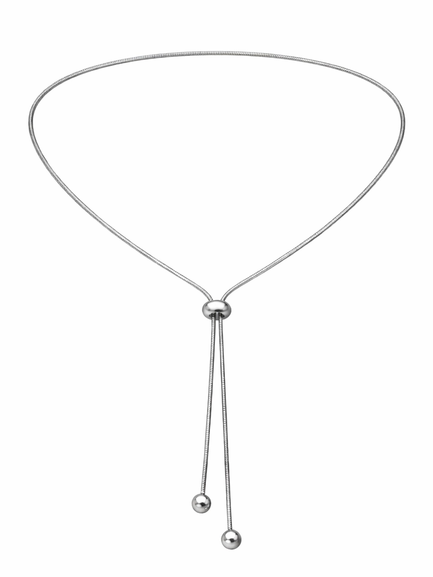 Y-Halskette „Lariat Glide“ – Verstellbarer Slider