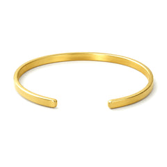 Armreif „Cleo“ Slim Cuff - Everyday Essentials – Gold