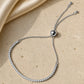 Armband „Lichtspur“ – verstellbares Tennisarmband