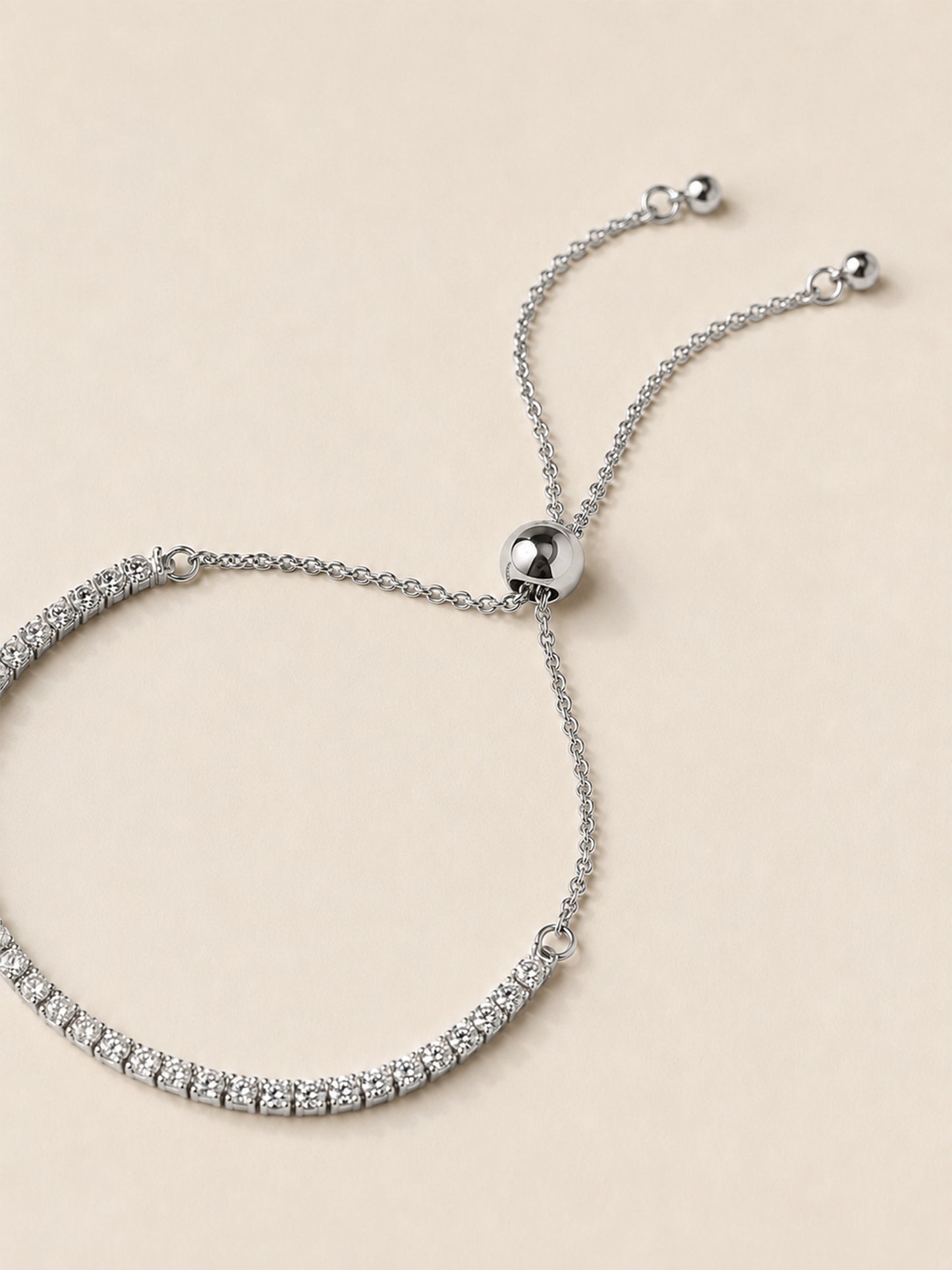 Armband „Lichtspur“ – verstellbares Tennisarmband