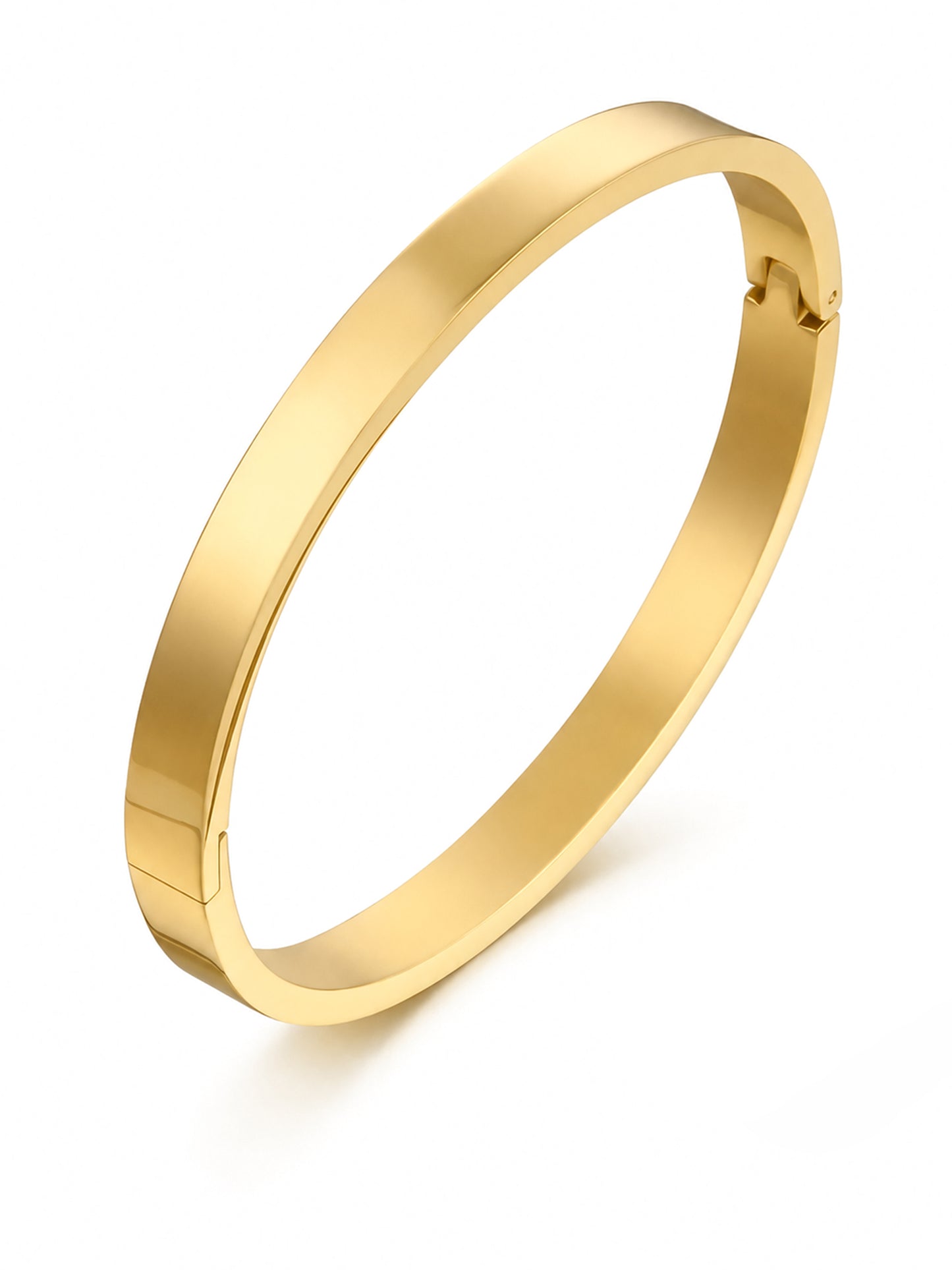 Armreif „Pure“ – Minimalistischer Edelstahl-Bangle