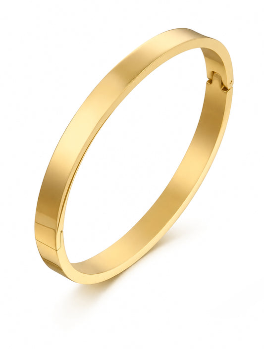 Armreif „Pure“ – Minimalistischer Edelstahl-Bangle