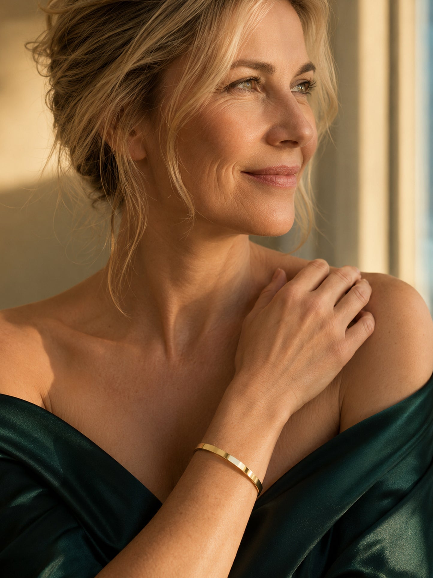 Armreif „Pure“ – Minimalistischer Edelstahl-Bangle