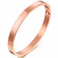 Armreif „Pure“ – Minimalistischer Edelstahl-Bangle