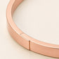 Armreif „Pure“ – Minimalistischer Edelstahl-Bangle