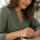Armreif „Pure“ – Minimalistischer Edelstahl-Bangle
