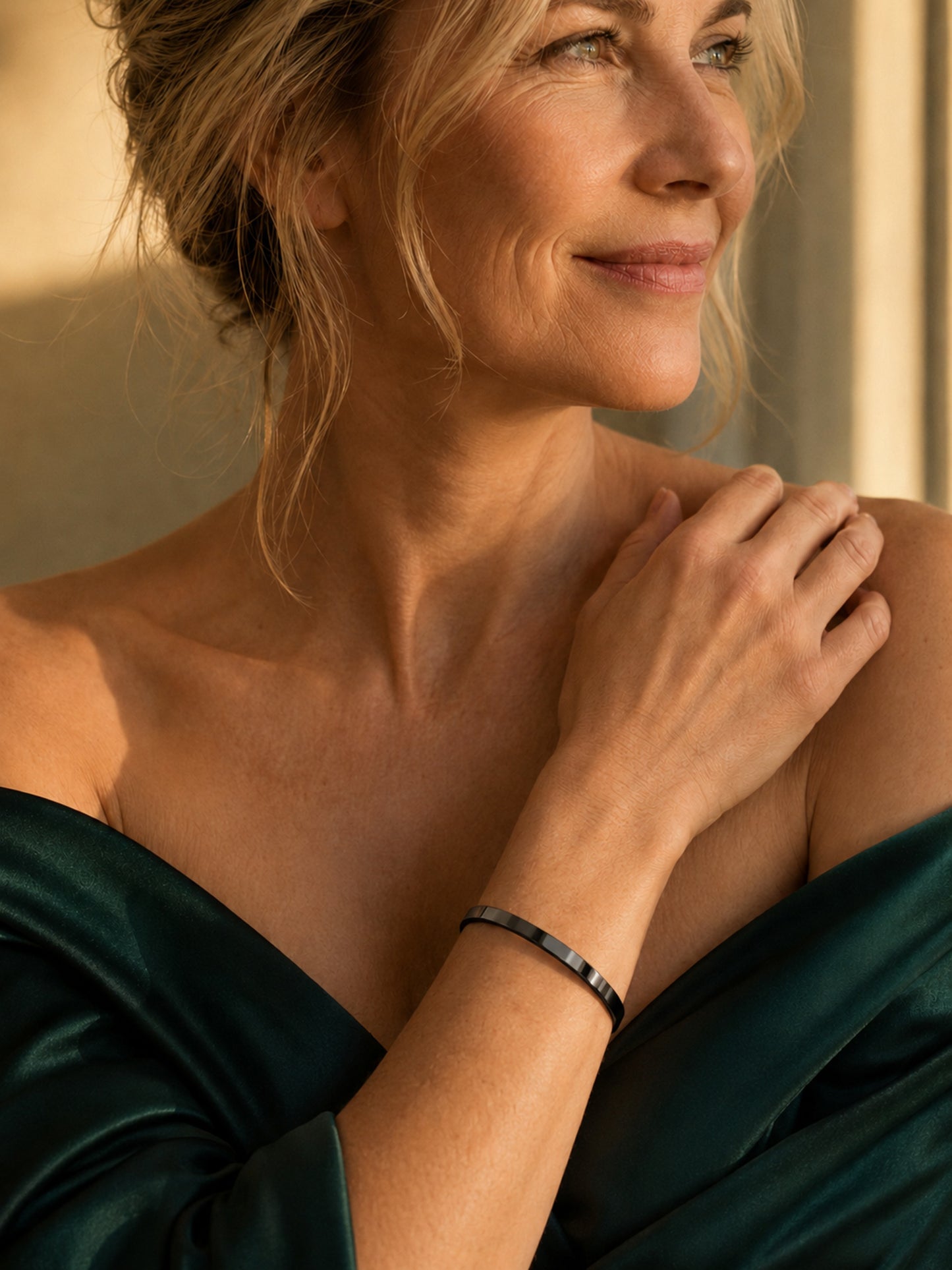 Armreif „Pure“ – Minimalistischer Edelstahl-Bangle