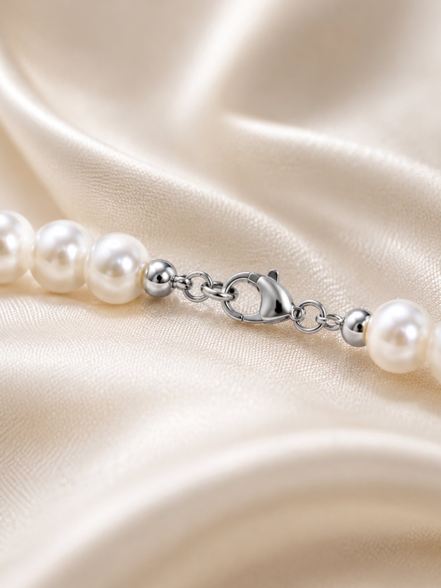 Perlenarmband „Aurora 8“ – 8 mm Perlen, klassisch & zeitlos