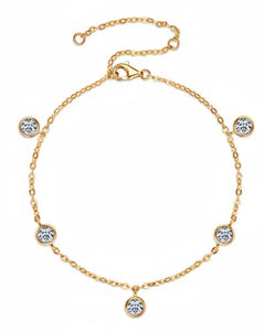 Tennis-Armband „Fine Line“ – Gold