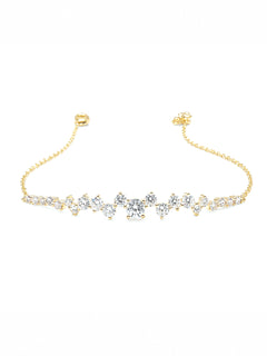 Tennis-Armband „Luxe Five“ 0,5ct – Gold