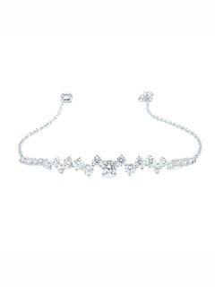Tennis-Armband „Luxe Five“ 0,5ct – Silber