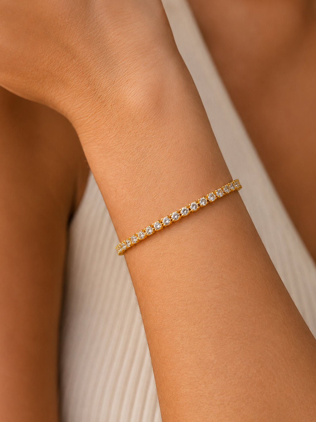 Tennisarmband „Crystal Line“