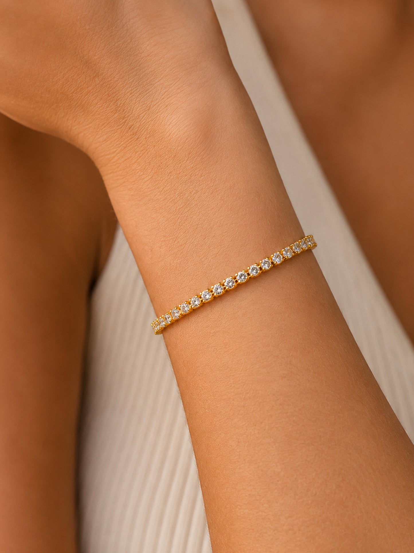 Tennisarmband „Crystal Line“