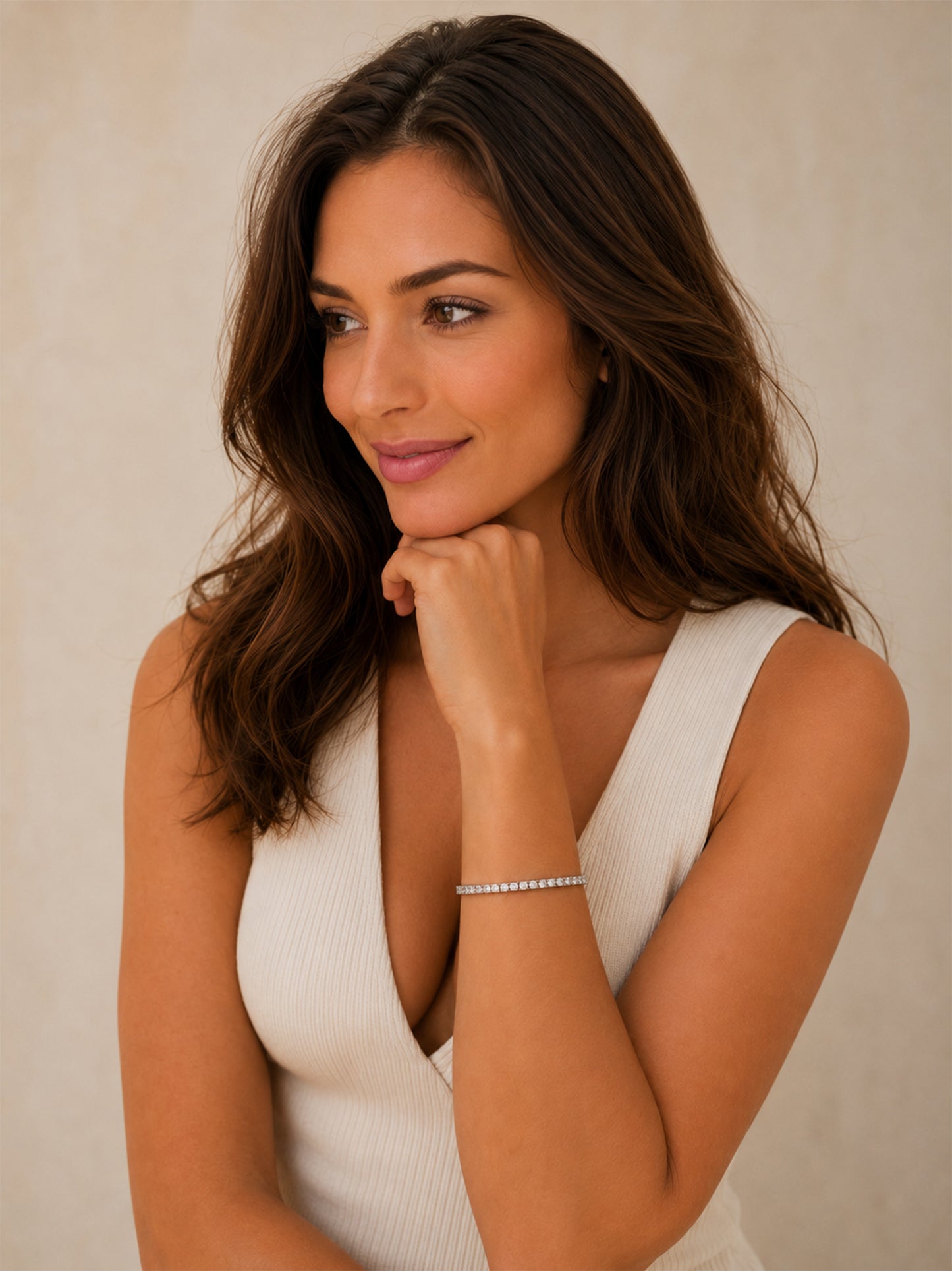 Tennisarmband „Crystal Line“