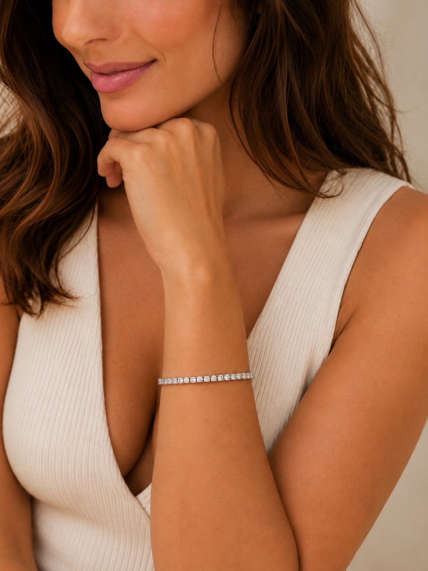 Tennisarmband „Crystal Line“