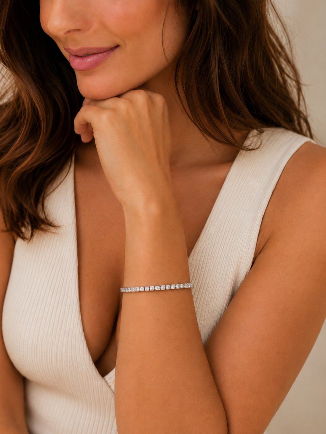 Tennisarmband „Crystal Line“