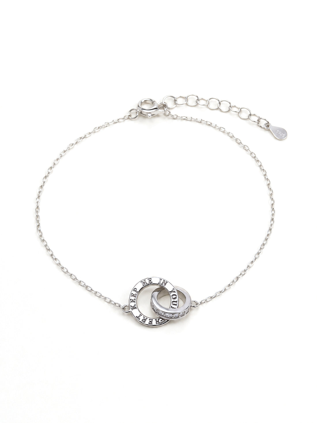 Lederarmband „Versprechen“ – Ring aus 925 Sterling Silber