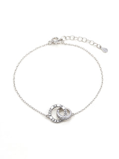 Lederarmband „Versprechen“ – Ring aus 925 Sterling Silber – Silber