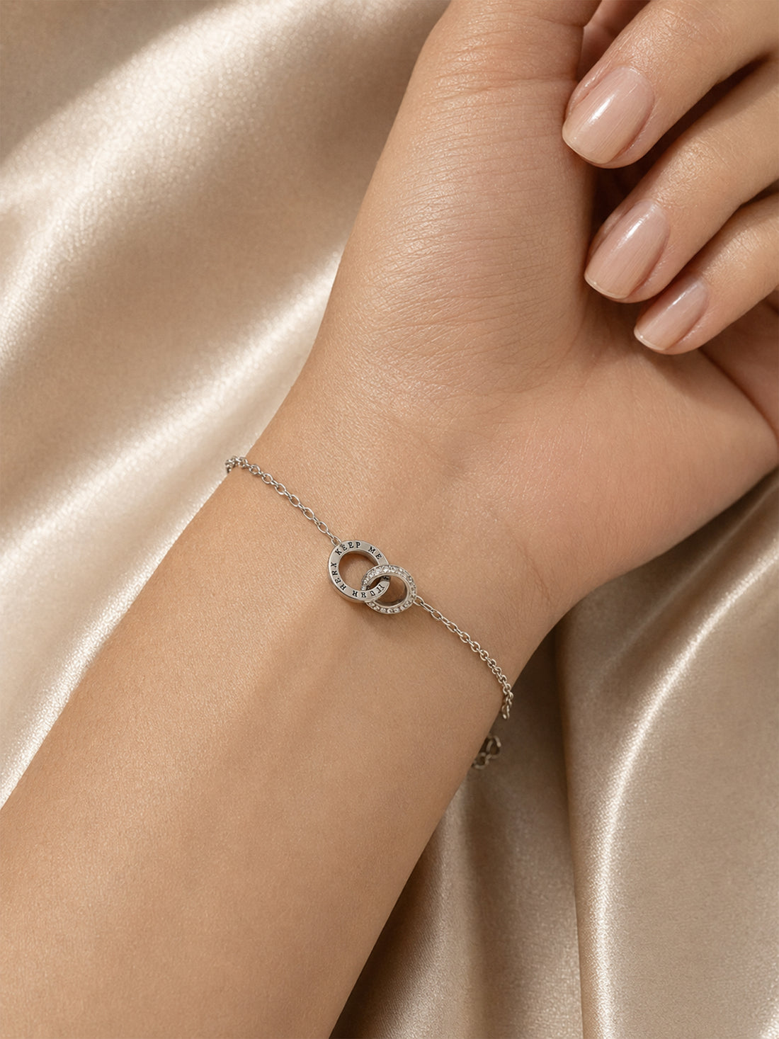 Lederarmband „Versprechen“ – Ring aus 925 Sterling Silber