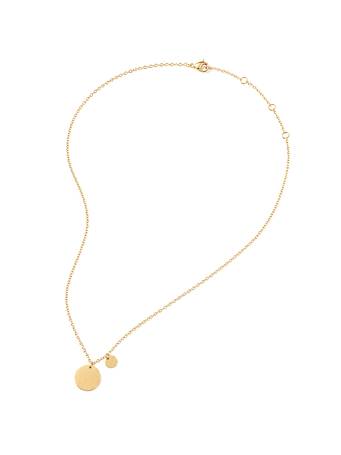 Halskette „Duo“ Double Disc – Everyday Essentials
