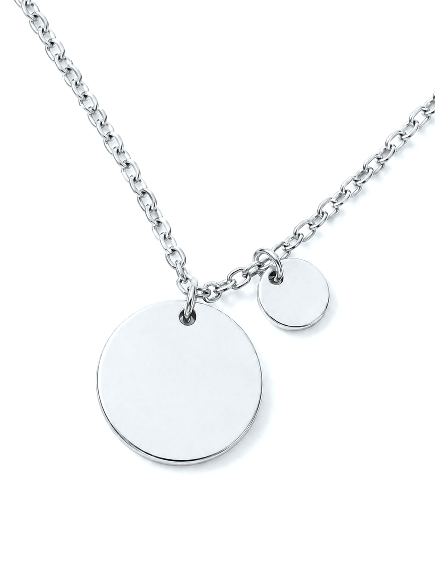 Halskette „Duo“ Double Disc - Everyday Essentials
