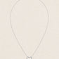 Moissanit-Halskette „Open Heart“ – Offenes Herz mit Pavé (0,3 ct)