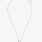Kette „Herzstern“ – Herzanhänger mit Zirkonia-Mittelstein & Pavé-Linie – Silber