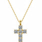 Moissanit Kreuzanhänger „Lumina Cross“ – 3 ct
