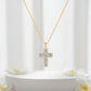 Moissanit Kreuzanhänger „Lumina Cross“ – 3 ct