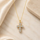 Moissanit Kreuzanhänger „Lumina Cross“ – 3 ct