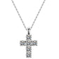 Moissanit Kreuzanhänger „Lumina Cross“ – 3 ct