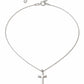 Kette „Kreuzruhe“ – Venezianerkette mit schlichtem Kreuz-Anhänger – Silber