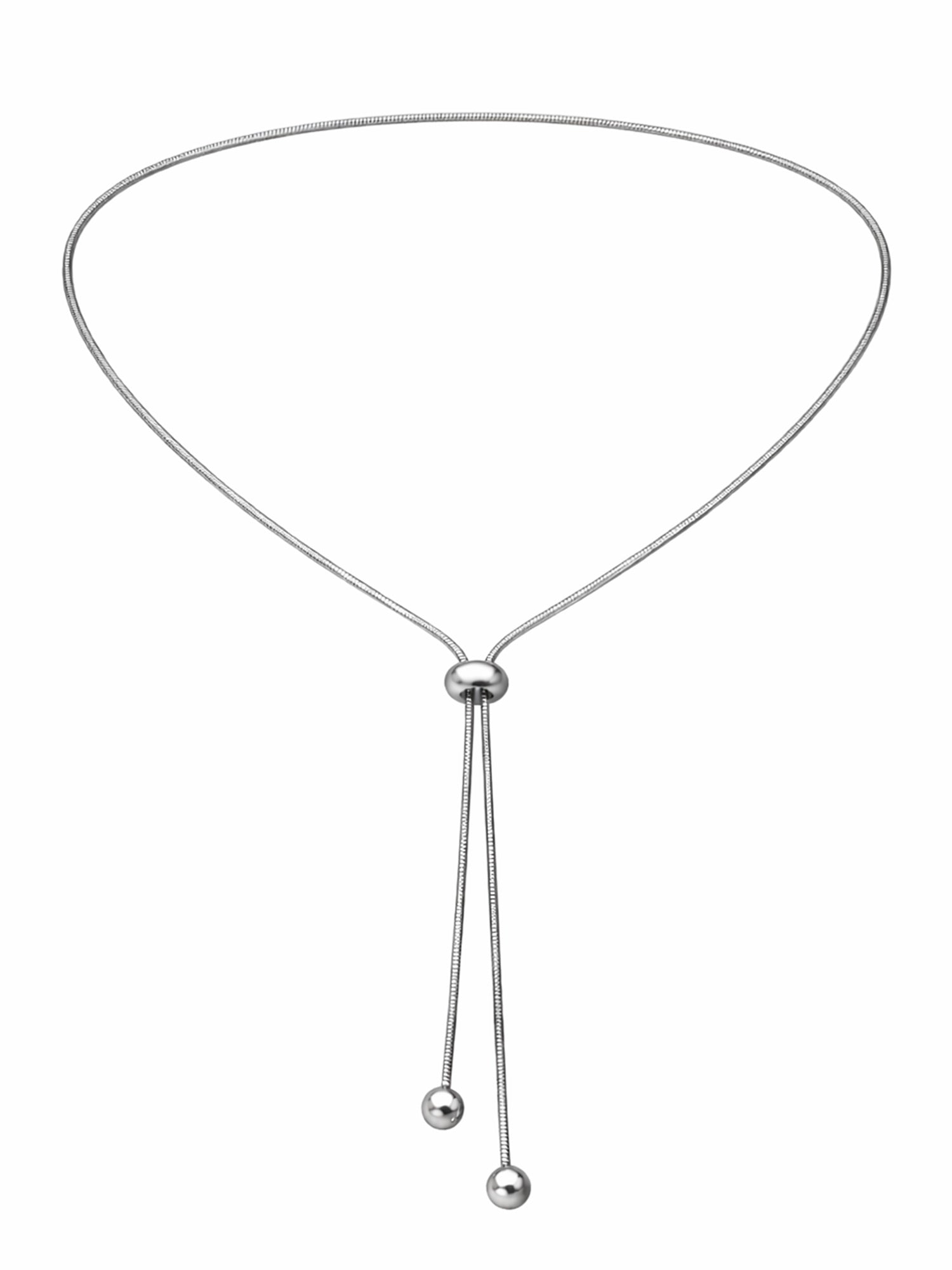 Y-Halskette „Lariat Glide“ – Verstellbarer Slider