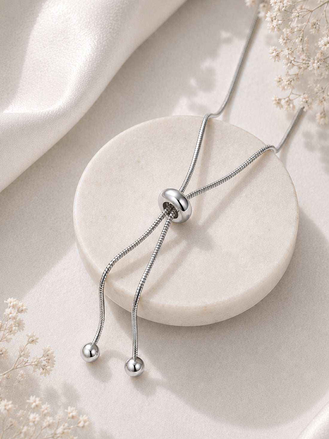 Y-Halskette „Lariat Glide“ – Verstellbarer Slider