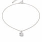Kette „Leiser Funke“ – zarter Zirkonia-Anhänger, klar & schlicht – Silber