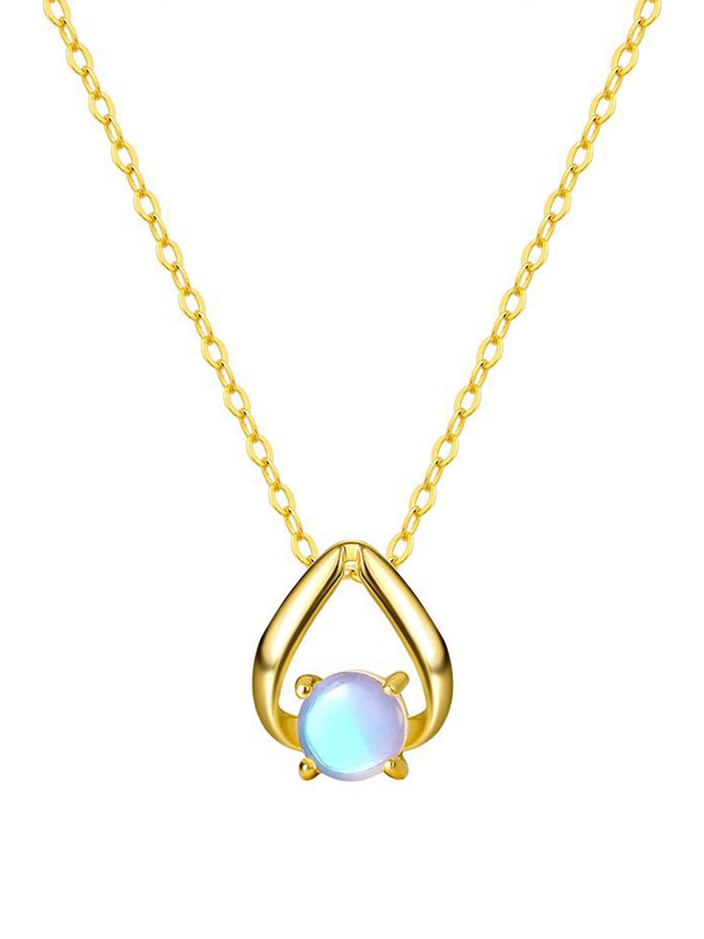 Opal Halskette „Aurora Drop“