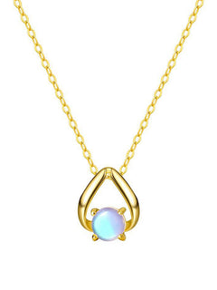 Opal Halskette „Aurora Drop“ – Gold