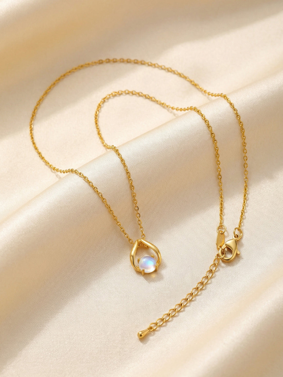 Opal Halskette „Aurora Drop“