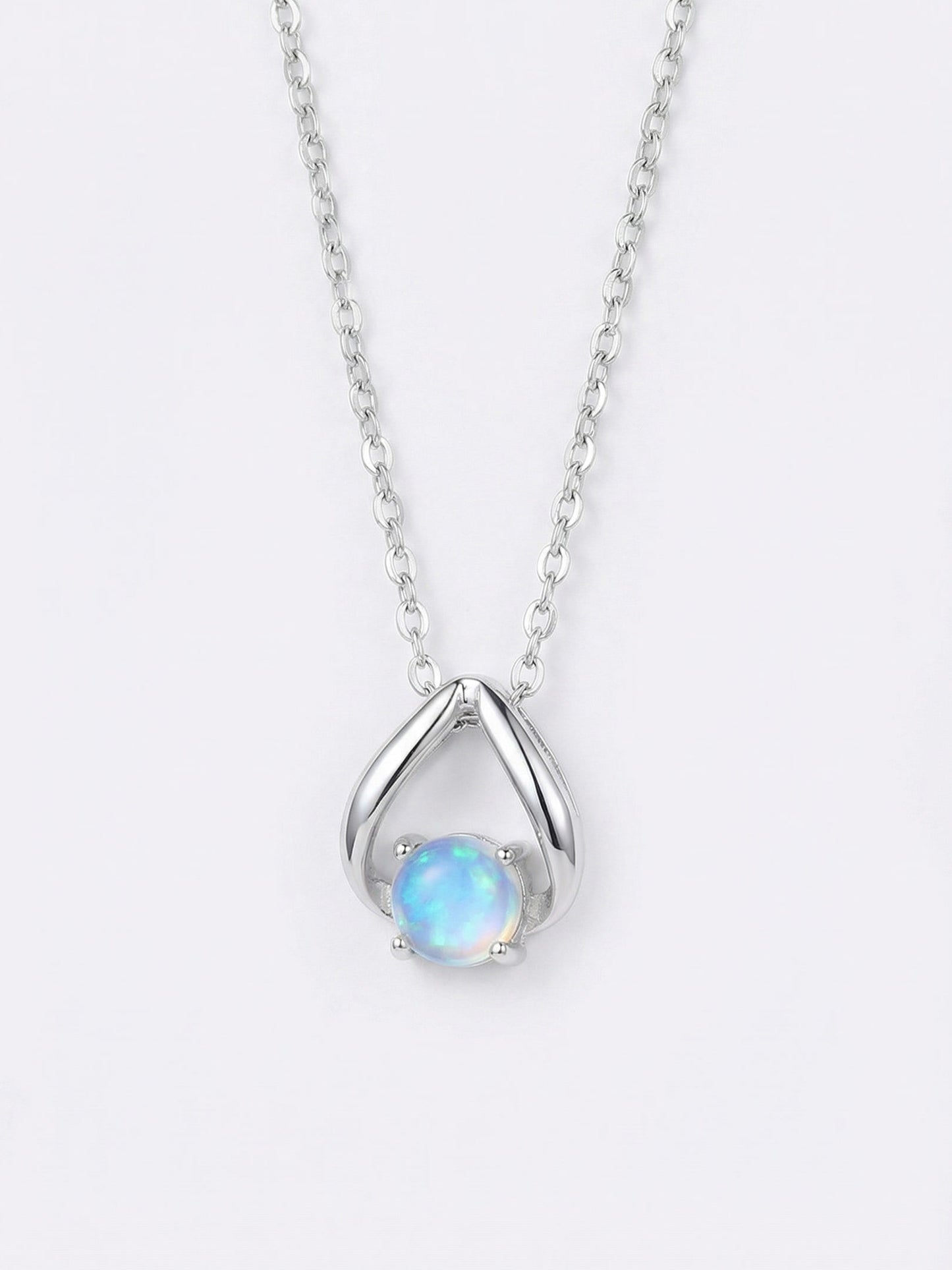 Opal Halskette „Aurora Drop“
