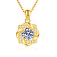 Moissanit Halskette „Eleganter Solitär“ 1 ct
