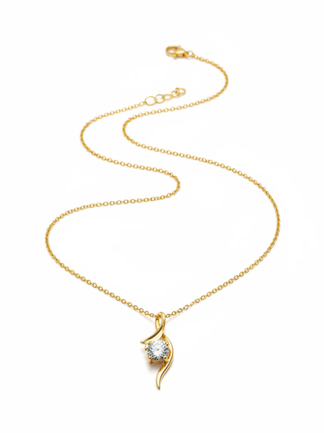 Moissanit Halskette Swing – Eleganz in Bewegung