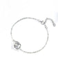 Partner-Set „Versprechen“ – Silberarmband für Frauen & schwarzes Herrenarmband mit Gravur-Charm