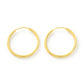 Creolen „Alltagsglanz“ – 30 mm – 925 Sterling Silber