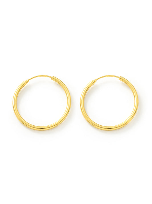 Creolen „Alltagsglanz“ – 30 mm