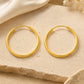 Creolen „Alltagsglanz“ – 30 mm – 925 Sterling Silber