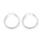 Creolen „Alltagsglanz“ – 30 mm – 925 Sterling Silber