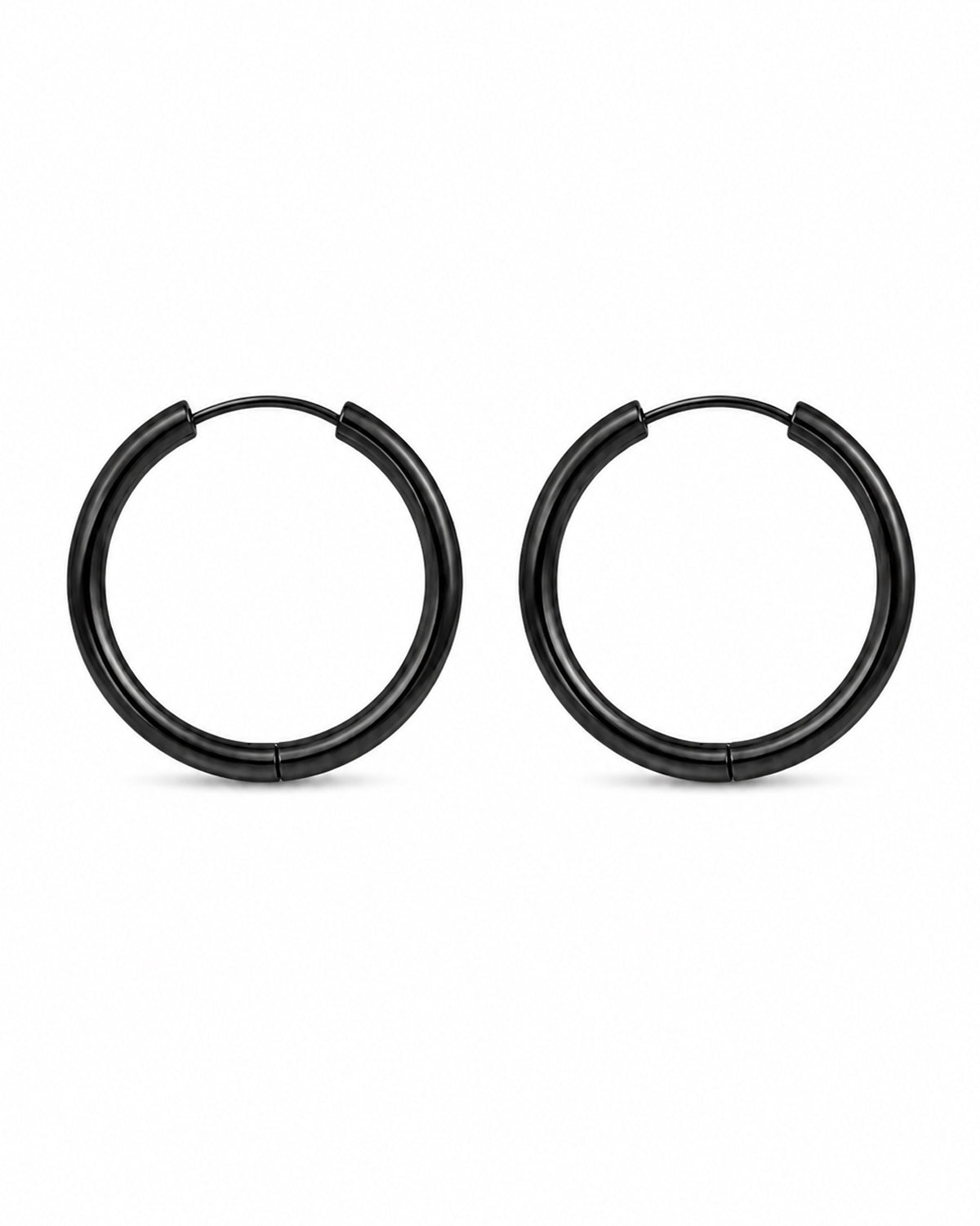 Creolen „Feinglanz“ – klassisch rund, 23 mm, clean