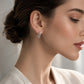 Creolen „Glitzerrand“ – zartes Zirkonia-Pavé, elegant – 925 Sterling Silber