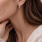 Creolen „Goldtropfen“ – voluminös, glatt, elegant – 925 Sterling Silber