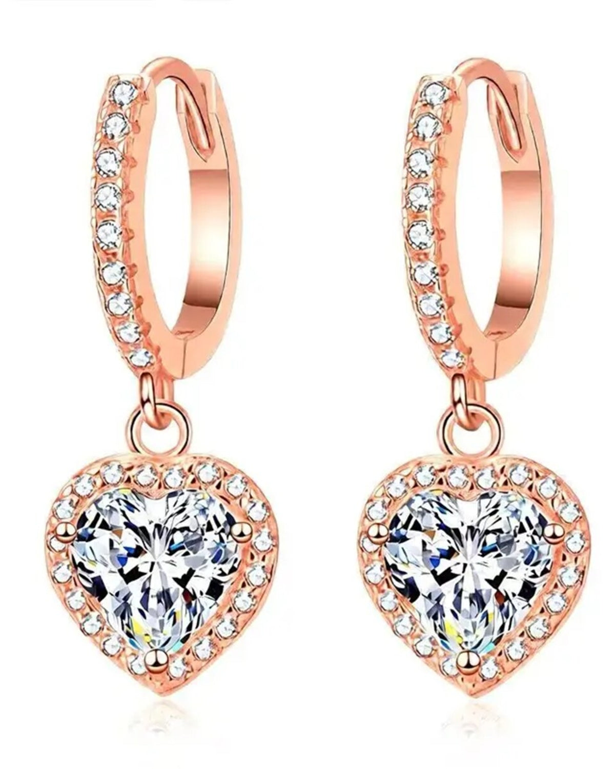 Ohrstecker „Coeur Classic“ (Herz 1,0 ct x2)